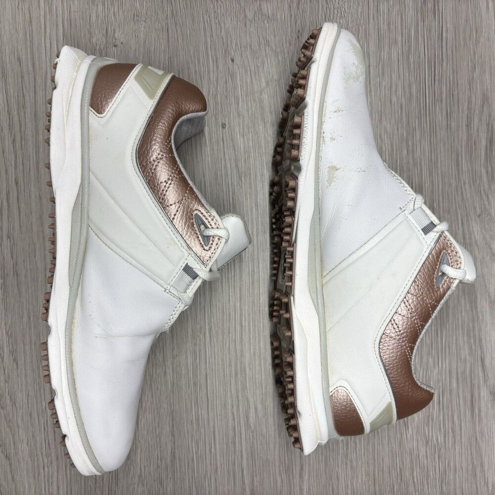 FootJoy Women’s Pro SL Golf Size 8 White/Rose Spikeless Sneakers - Picture 8 of 13